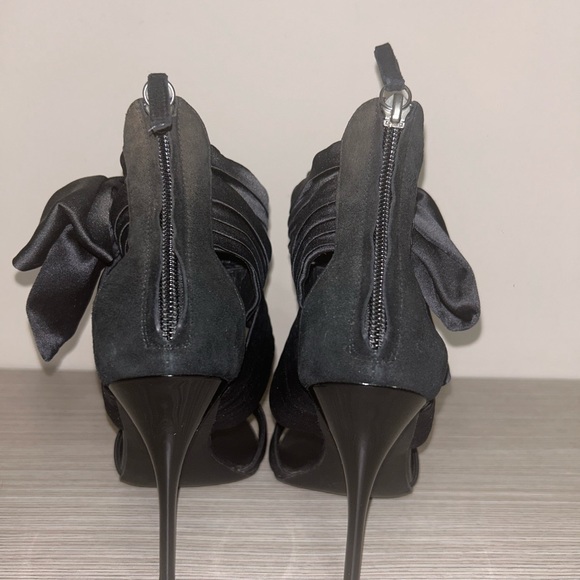 Giuseppe Zanotti - Satin Bow Black Sandals - 35 - Picture 4 of 11